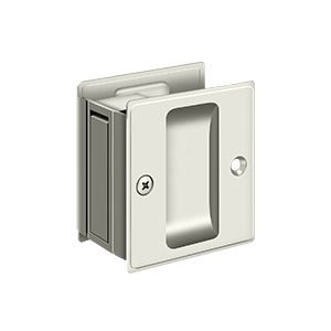 Deltana 2-1/2" x 2-3/4" Pocket Door Passage in Polished Nickel finish