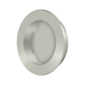 Deltana 2 3/8" Round Flush Pull in Satin Nickel finish