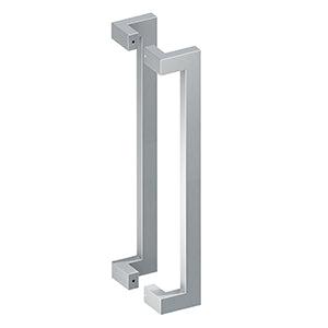 Deltana 24" Back-to-Back Modern Offset Pulls in Satin Stainless Steel finish