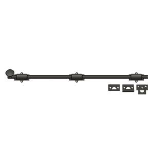 Deltana 24" Heavy Duty Surface Bolt in Oil Rubbed Bronze finish