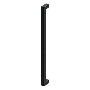 Deltana 36" CTC Extra Large Contemporary Pull, Single Side in Flat Black finish