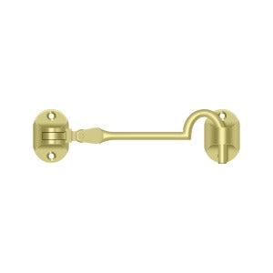 Deltana 4" British Style Cabin Hook in Polished Brass finish
