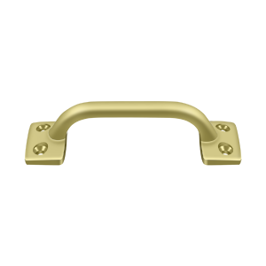 Deltana 4" Overall Pull in Polished Brass finish