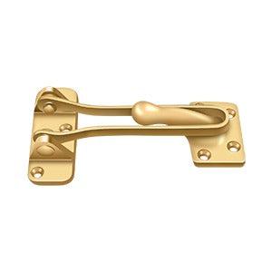 Deltana-4" Security Door Guard-PVD Polished Brass-Coastal Hardware Store
