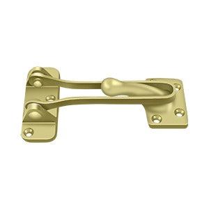 Deltana-4" Security Door Guard-Polished Brass-Coastal Hardware Store