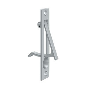 Deltana 4" Sliding Pocket Door Edge Pull in Brushed Chrome finish