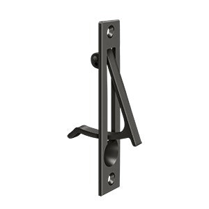 Deltana 4" Sliding Pocket Door Edge Pull in Oil Rubbed Bronze finish