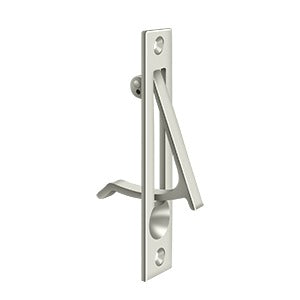 Deltana 4" Sliding Pocket Door Edge Pull in Polished Nickel finish