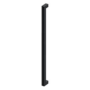 Deltana 42" CTC Extra Large Contemporary Pull, Single Side in Flat Black finish