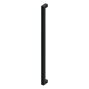 Deltana 42" CTC Extra Large Contemporary Pull, Single Side in Flat Black finish