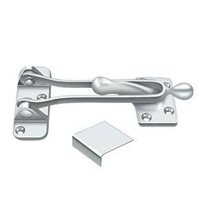 Deltana 5" Security Door Guard in Polished Chrome finish