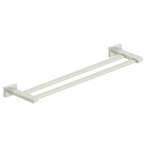 Deltana 55D Modern Series 24" Double Towel Bar in Lifetime Polished Nickel finish