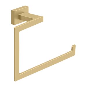 Deltana 55D Modern Series 6" Towel Bar in Satin Brass finish