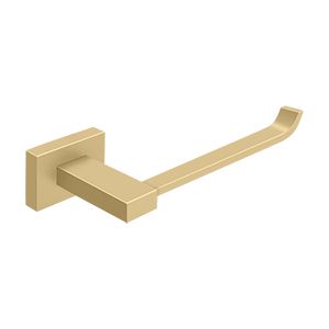 Deltana 55D Modern Series Single Post Toilet Paper Holder in Satin Brass finish