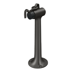 Deltana 8" Heavy Duty Floor Mount Bumper with Hook and Eye in Oil Rubbed Bronze finish