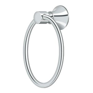 Deltana 88 Contemporary Series 6" Towel Ring in Polished Chrome finish