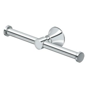 Deltana 88 Contemporary Series Double Post Toilet Paper Holder in Polished Chrome finish