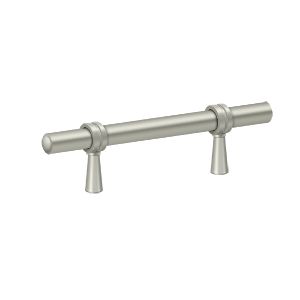 Deltana Adjustable Pull, 4 3/4" in Satin Nickel finish