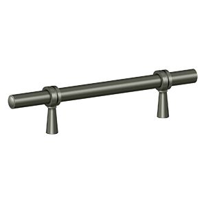 Deltana Adjustable Pull, 6 1/2" in Pewter finish