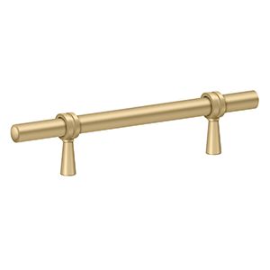 Deltana Adjustable Pull, 6 1/2" in Satin Brass finish