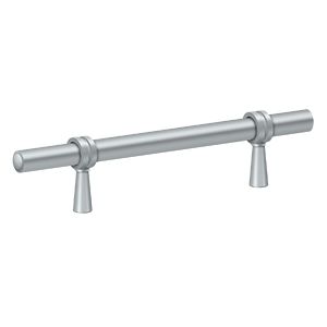 Deltana Adjustable Pull, 6 1/2" in Satin Chrome finish