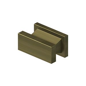 Deltana Anvil Contemporary Knob in Antique Brass finish