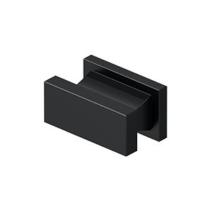 Deltana Anvil Contemporary Knob in Flat Black finish