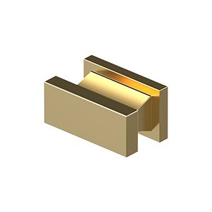 Deltana Anvil Contemporary Knob in PVD Polished Brass finish