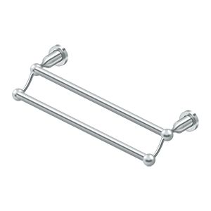 Deltana BBN: Modern Value Series 24" Double Towel Bar in Polished Chrome finish