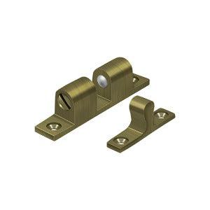 Deltana Ball Tension Catch 2 1/4" x 1/2" in Antique Brass finish