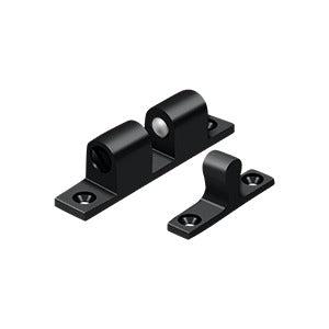 Deltana Ball Tension Catch 2 1/4" x 1/2" in Flat Black finish