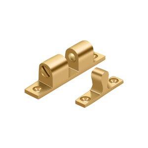 Deltana Ball Tension Catch 2 1/4" x 1/2" in PVD Polished Brass finish