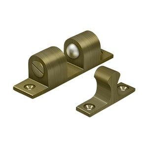 Deltana Ball Tension Catch 3" x 3/4" in Antique Brass finish