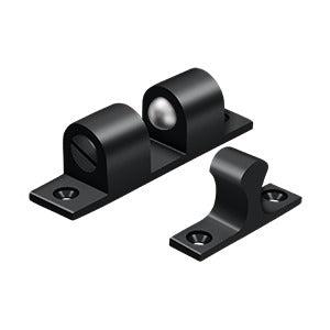 Deltana Ball Tension Catch 3" x 3/4" in Flat Black finish