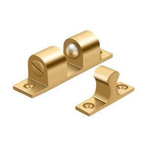 Deltana Ball Tension Catch 3" x 3/4" in PVD Polished Brass finish