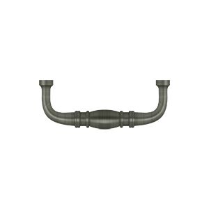 Deltana Colonial Wire Pull, 3" C-to-C in Pewter finish