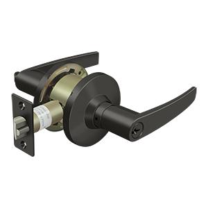 Deltana Commercial Light Duty Grade 2 Straight Entry Lever in Oil Rubbed Bronze finish