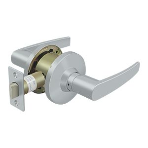 Deltana Commercial Light Duty Grade 2 Straight Passage Lever in Satin Chrome finish