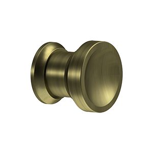 Deltana Contemporary Chalice Knob in Antique Brass finish