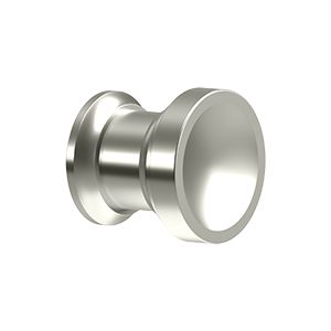 Deltana Contemporary Chalice Knob in Lifetime Polished Nickel finish