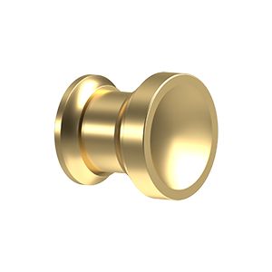 Deltana Contemporary Chalice Knob in PVD Polished Brass finish