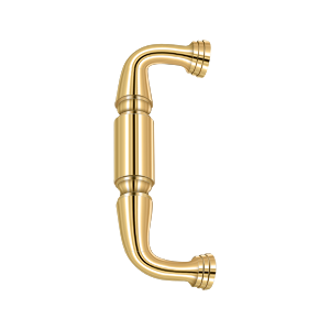 Deltana Door Pull, 6" C-to-C in PVD Polished Brass finish