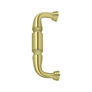 Deltana Door Pull, 6" C-to-C in Polished Brass finish