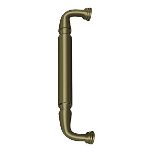 Deltana Door Pull without Rosette, 10" C-to-C in Antique Brass finish