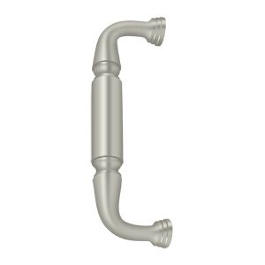 Deltana Door Pull without Rosette, 8" C-to-C in Satin Nickel finish