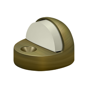 Deltana High Profile Dome Stop in Antique Brass finish