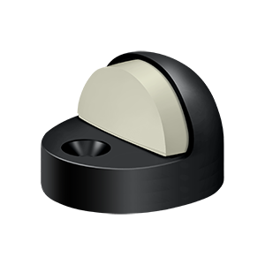 Deltana High Profile Dome Stop in Flat Black finish