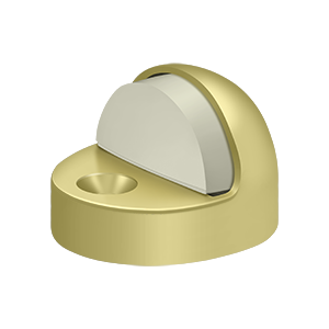 Deltana High Profile Dome Stop in Polished Brass finish