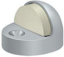 Deltana High Profile Dome Stop in Satin Chrome finish