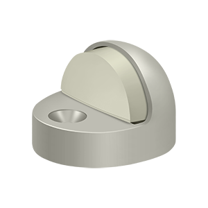 Deltana High Profile Dome Stop in Satin Nickel finish